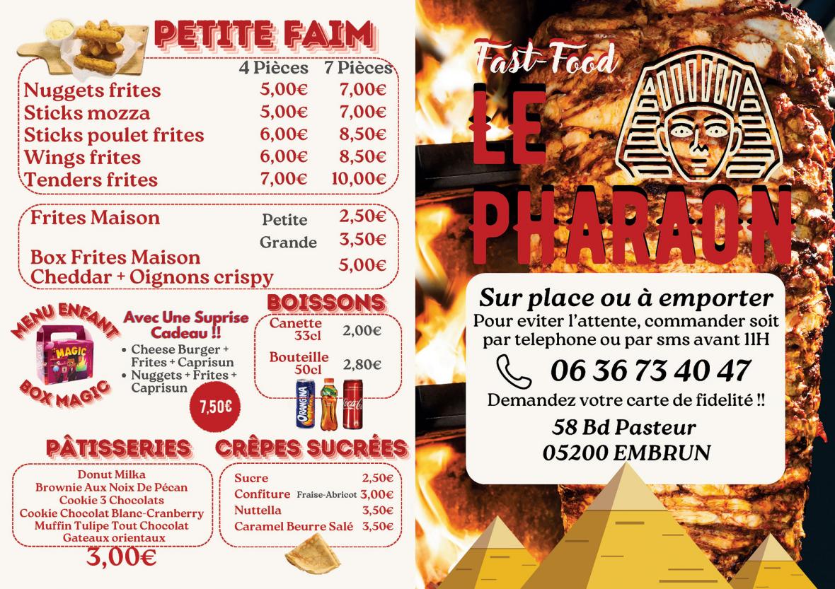 pharaon-snack-embrun-menu