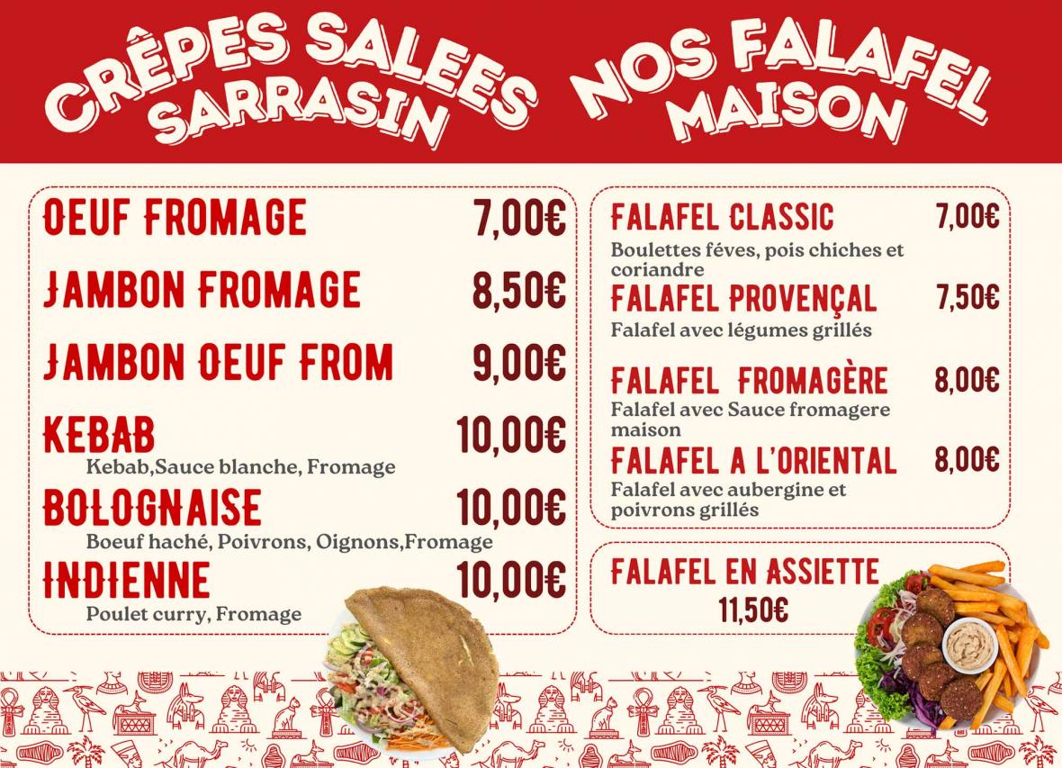 crèpes le pharaon