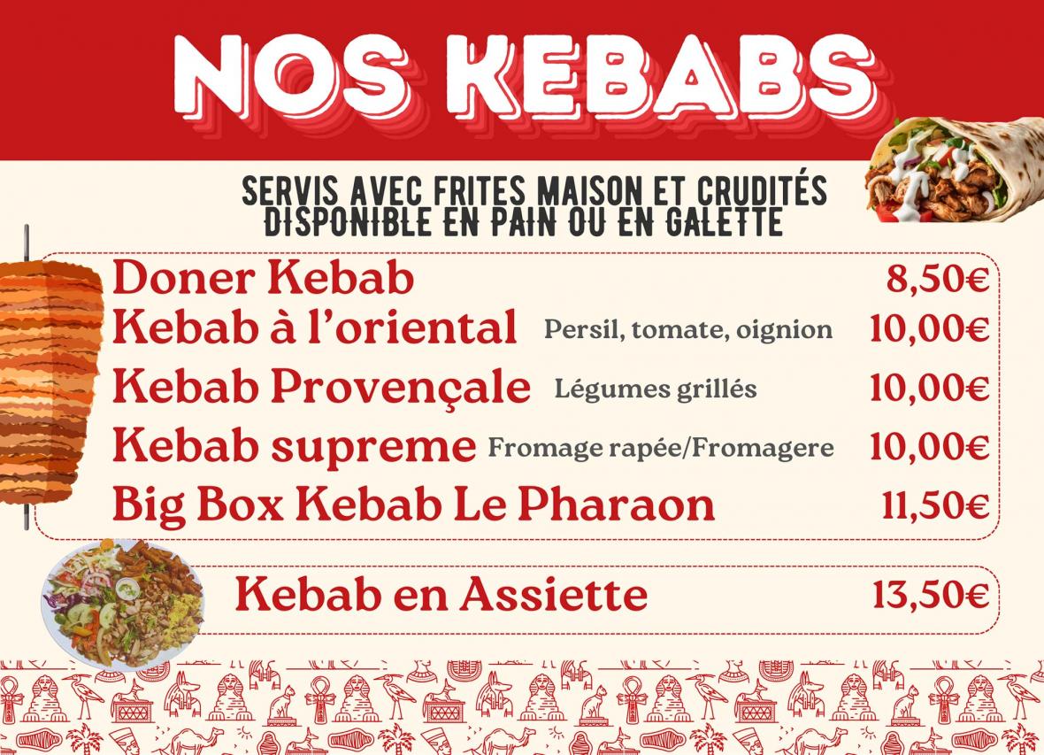 KEBAB le pharaon Embrun
