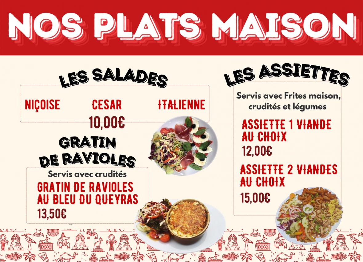 plats maison le pharaon