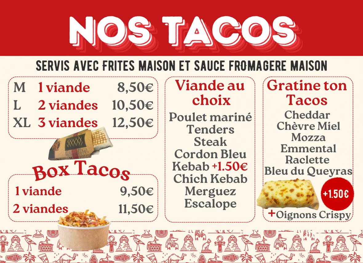 tacos le pharaon